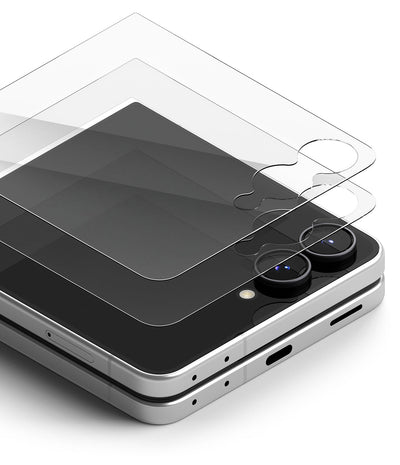 Samsung Galaxy Z Flip 8 Screen protector Guard | Cover Display Pro Tempered Glass [2 Pack]
