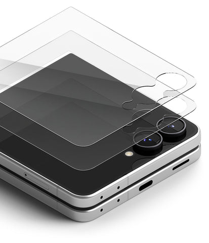 Samsung Galaxy Z Flip 8 Screen protector Guard | Cover Display Pro Tempered Glass [2 Pack]