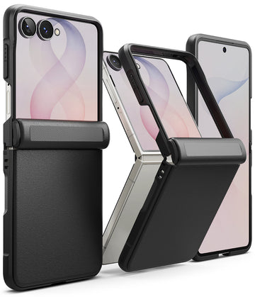 Samsung Galaxy Z Flip 8 Back Cover Case | Onyx Flap - Black
