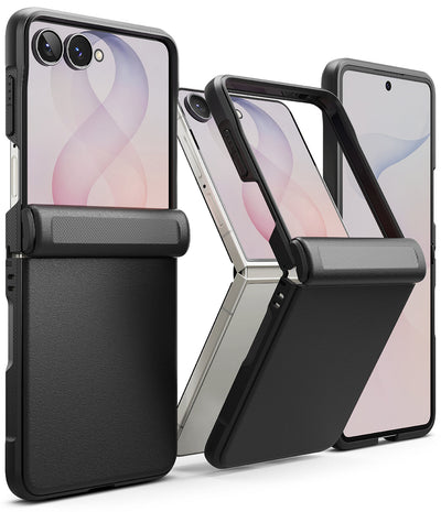Samsung Galaxy Z Flip 8 Back Cover Case | Onyx Flap - Black