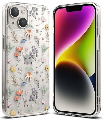 Apple iPhone 14 Plus Back Cover Case | Fusion Design  - Dry Flowers