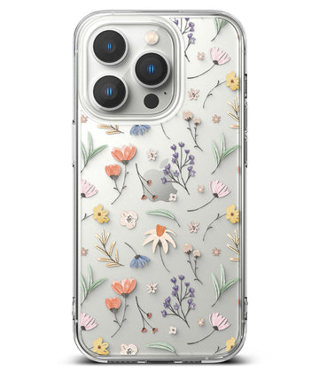 Apple iPhone 14 Pro Max Back Cover Case | Fusion Design - Dry Flowers