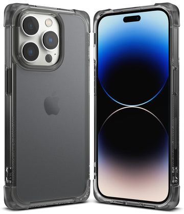 Apple iPhone 14 Pro Back Cover Case | Fusion Bumper - Clear Black