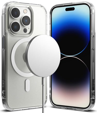 iPhone 14 Pro Max Back Cover Case | Fusion Magnetic - Matte Clear