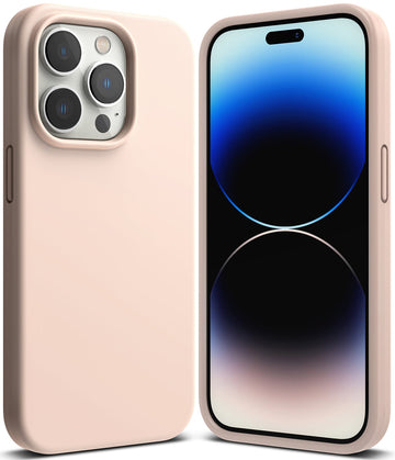 Apple iPhone 14 Pro Max Back Cover Case | Silicone - Pink Sand