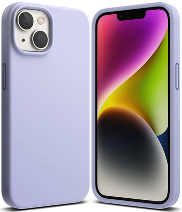 Apple iPhone 14 Plus Back Cover Case | Silicone - Lavender Gray