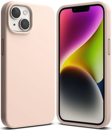 Apple iPhone 14 Plus Back Cover Case | Silicone - Pink Sand