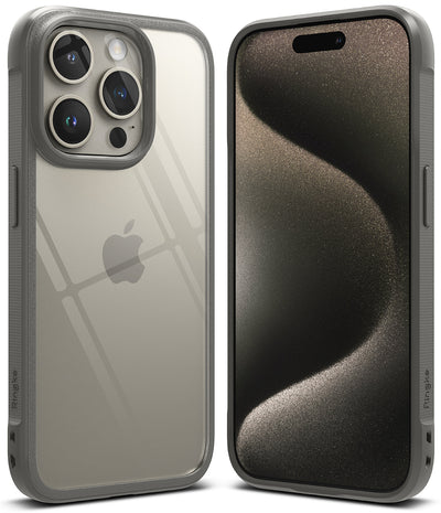 iPhone 15 Pro Max Back Cover case | Fusion Bold -Gray