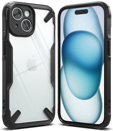 iPhone 15 Plus Back Cover Case | Fusion X - Black