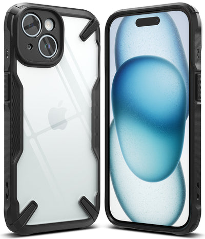 iPhone 15 Plus Back Cover Case | Fusion X - Black