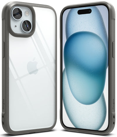 iPhone 15 Plus Back Cover case  | Fusion Bold - Gray