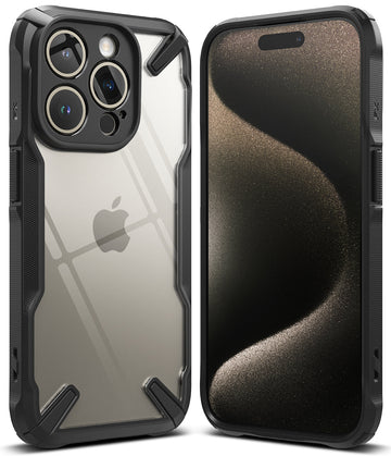 iPhone 15 Pro Back Cover Case | Fusion X- Black