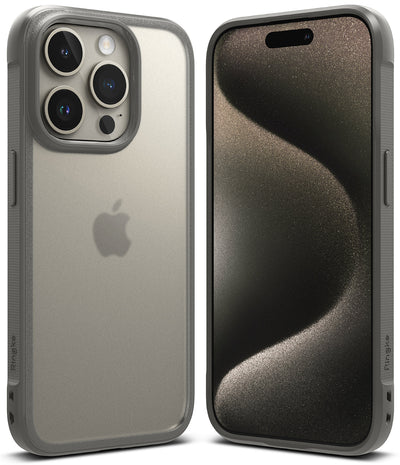 iPhone 15 Pro Back Cover case | Fusion Bold Matte - Matte Gray