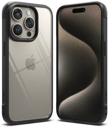 iPhone 15 Pro Back Cover case | Fusion Bold - Black