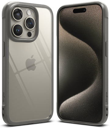 iPhone 15 Pro Back Cover case | Fusion Bold - Gray