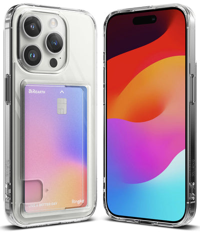 iPhone 15 Pro Back Cover Case | Fusion Card - Clear