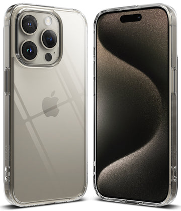 iPhone 15 Pro Max Back Cover Case | Fusion - Clear