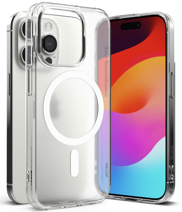 iPhone 15 Pro Back Cover case | Fusion Magnetic - Matte Clear