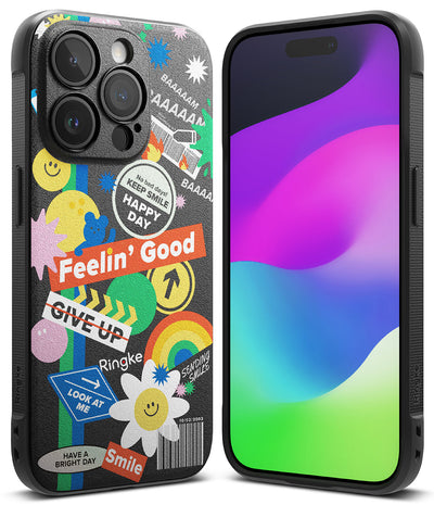 iPhone 15 Pro Back Cover case | Onyx Design - Sticker