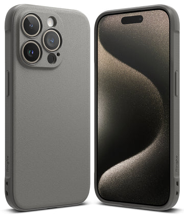 iPhone 15 Pro Back Cover Case | Onyx - Gray