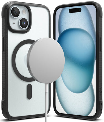 iPhone 15 Back Cover case | Fusion Bold Magnetic Matte  - Matte Black