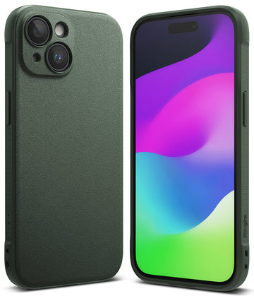iPhone 15 Back Cover case | Onyx - Dark Green