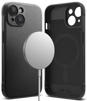 iPhone 15 Back Cover case | Onyx Magnetic - Black