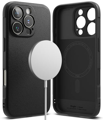 iPhone 16 Pro Max Back Cover Case | Onyx Magnetic - Black