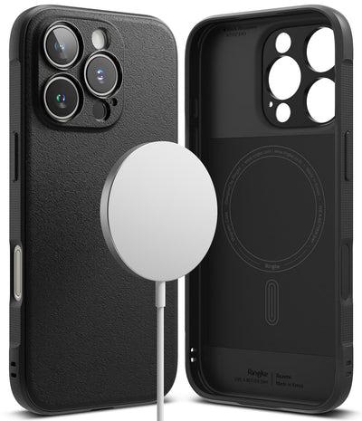iPhone 16 Pro Max Back Cover Case | Onyx Magnetic - Black