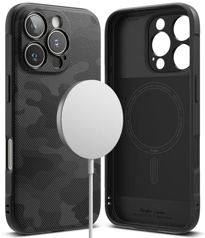iPhone 16 Pro Max Back Cover Case | Onyx Magnetic - Camo Black