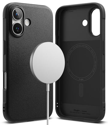 iPhone 16 Plus Back Cover Case | Onyx Magnetic - Black