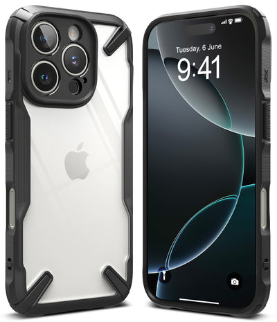 iPhone 16 Pro Max Back Cover Case | Fusion X - Black