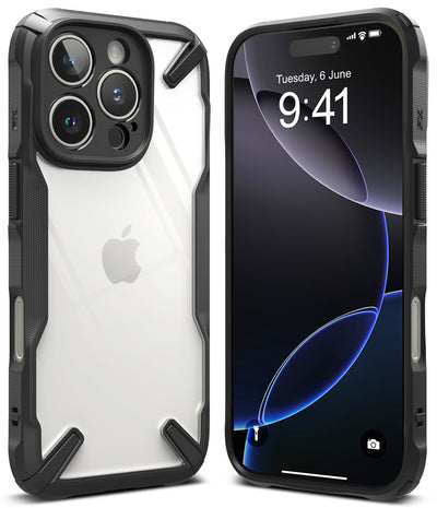 iPhone 16 Pro Back Cover Case | Fusion X - Black