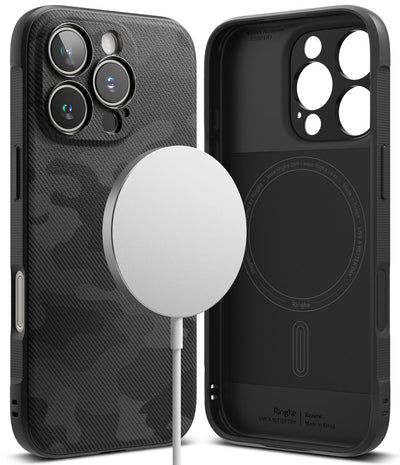 iPhone 16 Pro Back Cover Case | Onyx Magnetic - Camo Black