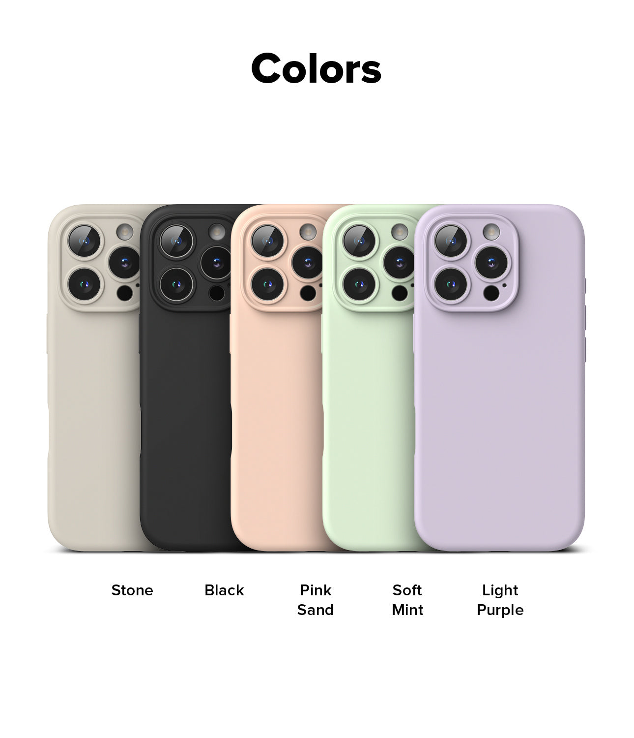 Buy iPhone 16 Pro Back Cover case | Silicone Magnetic - Stone