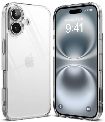 iPhone 16 Back Cover Case | Fusion - Clear