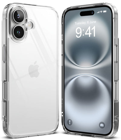 iPhone 16 Back Cover Case | Fusion - Clear