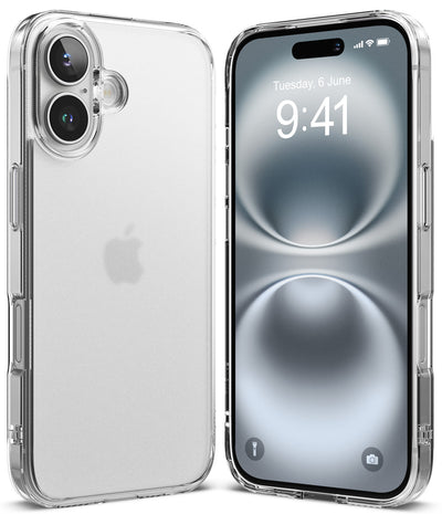 iPhone 16 Plus Back Cover Case | Fusion - Matte Clear