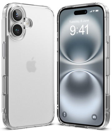 iPhone 16 Back Cover Case | Fusion - Matte Clear