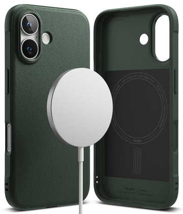 iPhone 16 Back Cover Case | Onyx Magnetic - Dark Green