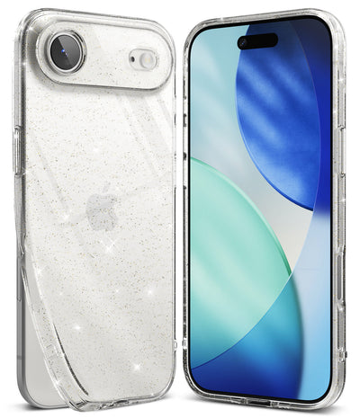 iPhone 17 Air Back Cover Case | Air - Glitter Clear