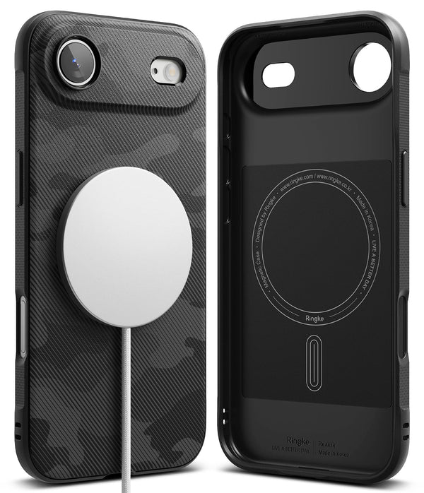 iPhone 17 Air Back Cover Case | Onyx Magnetic - Camo Black