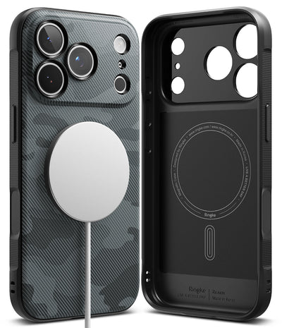 iPhone 18 Pro Max Back Cover Case | Onyx Magnetic - Camo Black