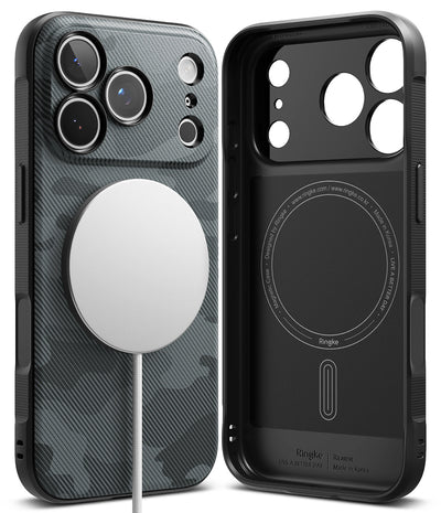 iPhone 18 Pro Back Cover Case | Onyx Magnetic - Camo Black