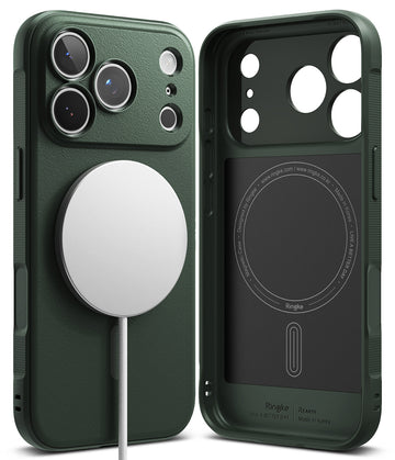 iPhone 18 Pro Back Cover Case | Onyx Magnetic - Dark Green