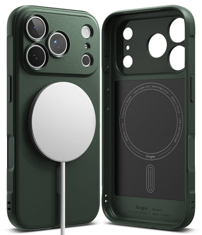 iPhone 18 Pro Back Cover Case | Onyx Magnetic - Dark Green