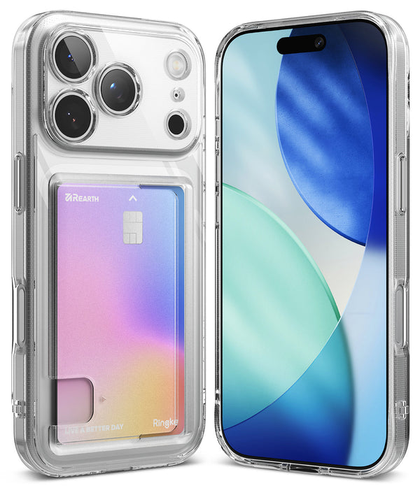 iPhone 17 Pro Back Cover Case | Fusion Card - Clear