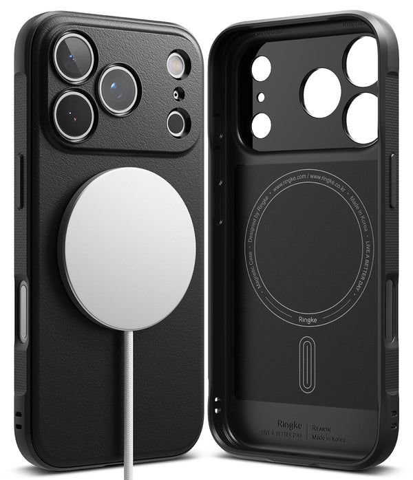 iPhone 17 Pro Back Cover Case | Onyx Magnetic - Black