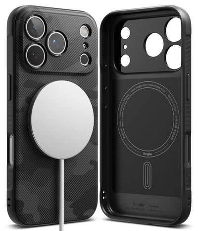 iPhone 17 Pro Back Cover Case | Onyx Magnetic - Camo Black