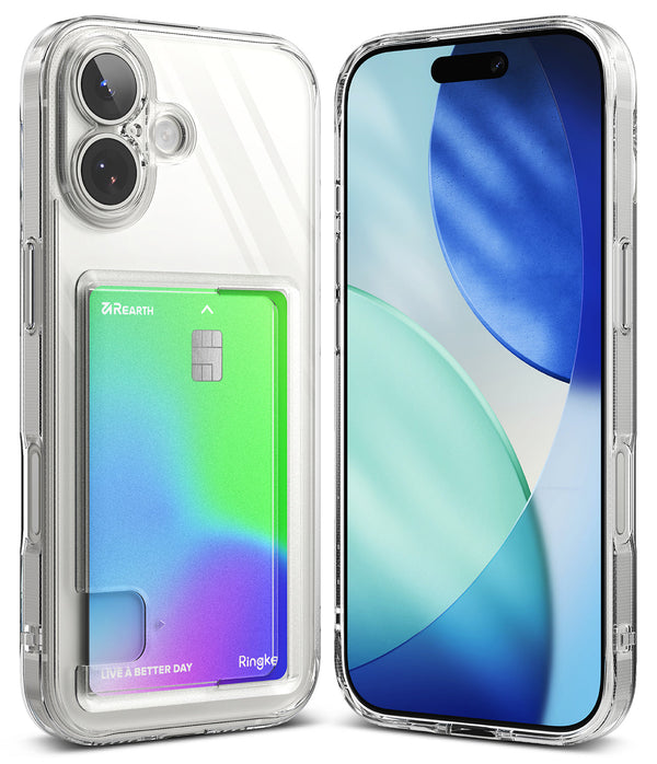 iPhone 17 Back Cover Case | Fusion Card - Clear